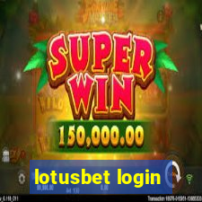 lotusbet login